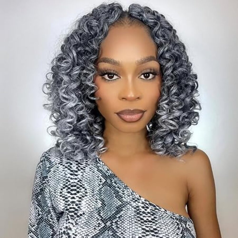 Gogo Curly Crochet Hair for Women 10 Inch Gogo Curl Crochet Hair 7 Packs